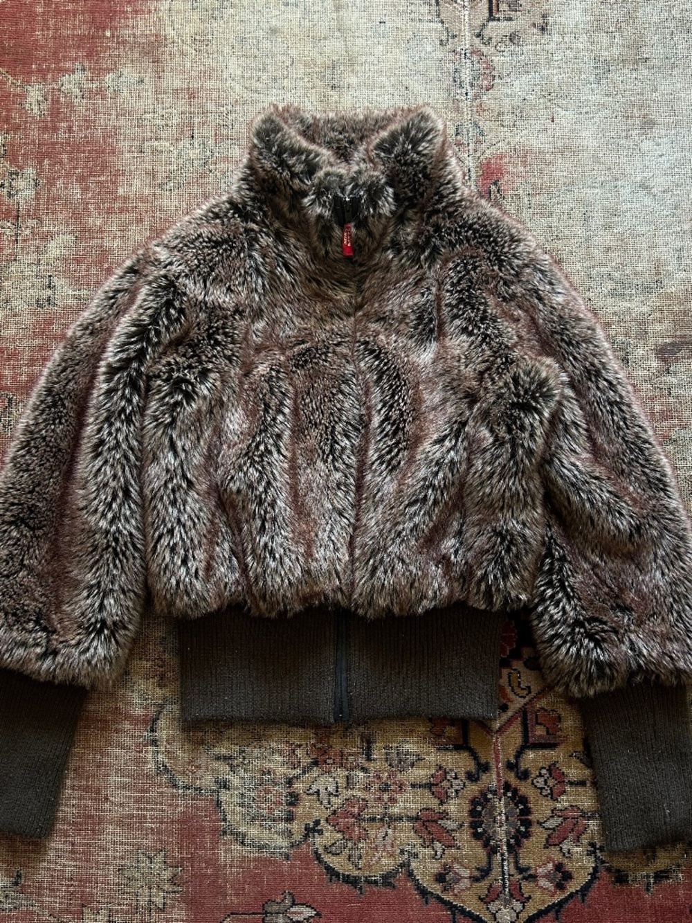 Vintage Y2K Miss Sixty Faux Fur Jacket